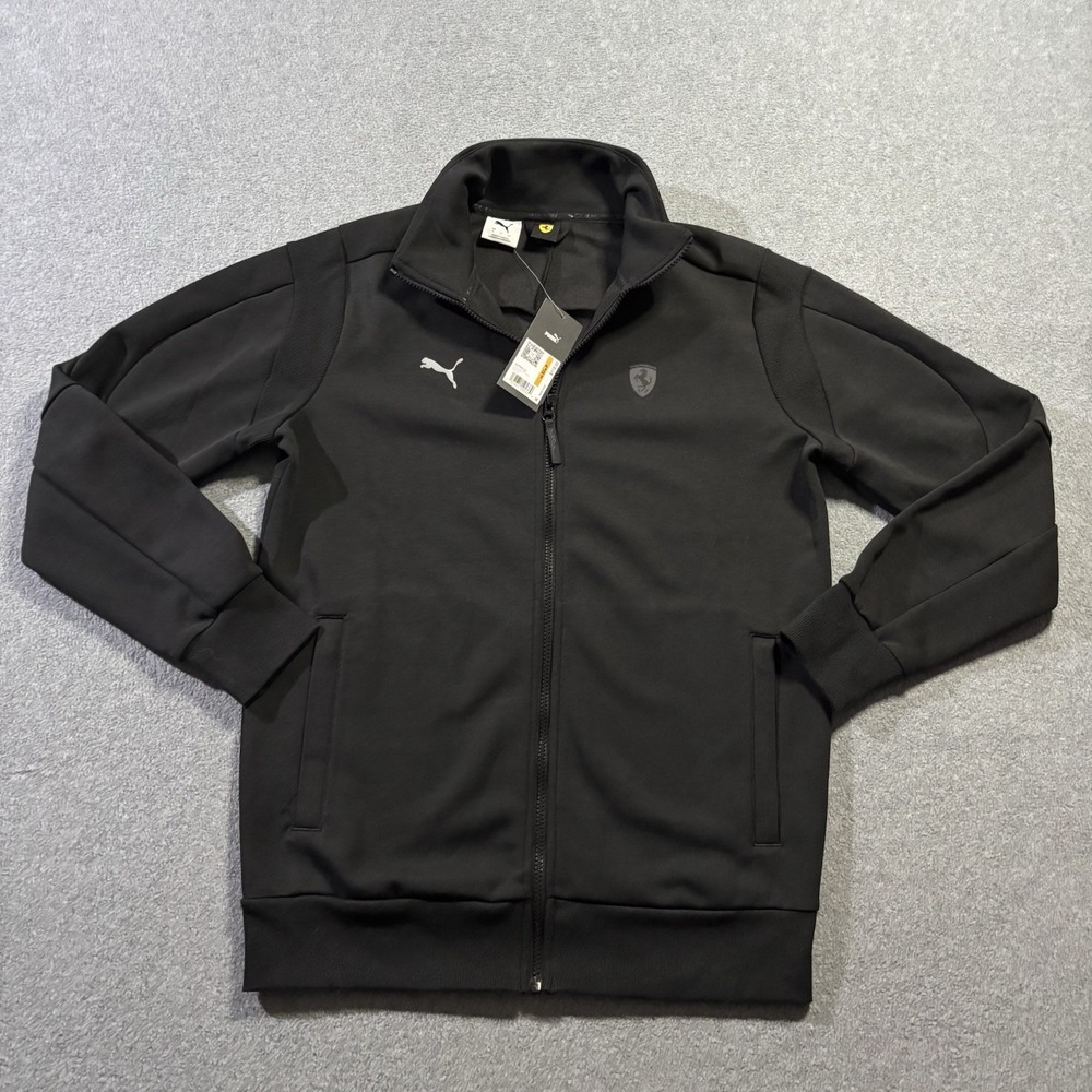 PUMA Scuderia Ferrari Style MT7 Men Track Jacket Black Size S NWT 627091 01